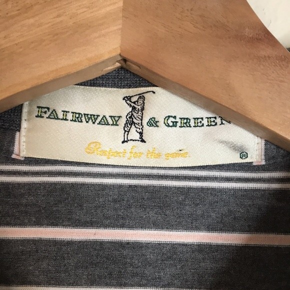 Fairway & Greene mens cotton golf polo shirt size Large performance wear - Picture 5 of 11